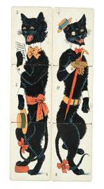 "GAME OF BLACK CAT" BY McLOUGLHLIN BROS. NEW YORK.