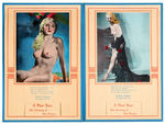 "LYNNE O'NEILL THE ORIGINAL GARTER GIRL" 1950s GROUP OF 10 PROMOTIONAL PAPER ITEMS.