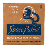 "SPACE PATROL OUTER SPACE PLASTIC HELMET" BOXED STORE VARIETY.