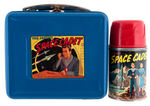 "TOM CORBETT SPACE CADET" METAL LUNCHBOX WITH THERMOS.