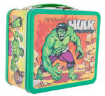 "THE INCREDIBLE HULK" METAL LUNCHBOX WITH THERMOS.