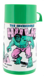 "THE INCREDIBLE HULK" METAL LUNCHBOX WITH THERMOS.