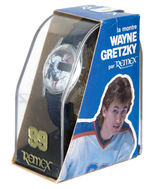 "WAYNE GRETZKY WATCH BY REMEX" IN ORIGINAL PACKAGING.