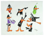 DAFFY DUCK MODEL SHEET BY WARNER BROS. ANIMATOR VIRGIL ROSS.