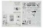 "SILLY SYMPHONY MUSIC LAND" PUBLICITY FOLDER.