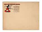 "WALT DISNEY CHARACTER MERCHANDISE 1936-37" EXCEPTIONAL RETAILERS CATALOGUE WITH ENVELOPE.