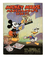 "WALT DISNEY CHARACTER MERCHANDISE 1936-37" EXCEPTIONAL RETAILERS CATALOGUE WITH ENVELOPE.