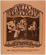 CROSBY, STILLS, NASH & YOUNG PORTLAND COLISEUM CONCERT POSTER.