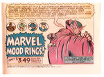 MARVEL MOOD RINGS FEATURING SPIDER-MAN/CAPTAIN AMERICA.