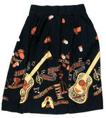 ELVIS PRESLEY SONG TITLE THEME SKIRT.