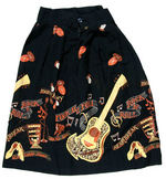 ELVIS PRESLEY SONG TITLE THEME SKIRT.