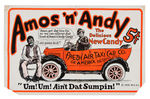 “AMOS ‘N’ ANDY THE DELICIOUS NEW CANDY” 1930 SIGN.