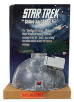 "STAR TREK GALILEO SHUTTLE" HALLMARK CHRISTMAS ORNAMENT TALKING STORE DISPLAY.