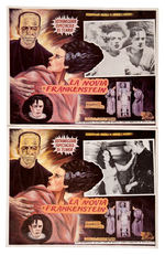 "THE BRIDE OF FRANKENSTEIN" MEXICAN LOBBY CARD PAIR.