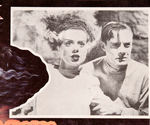 "THE BRIDE OF FRANKENSTEIN" MEXICAN LOBBY CARD PAIR.