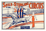 "SEILS-STERLING CIRCUS" HODGINI FAMILY POSTER.