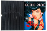 "BETTIE PAGE BY OLIVIA" LIMITED EDITION BOOK DOUBLE-SIGNED BY PIN-UP QUEEN BETTIE PAGE & OLIVIA.