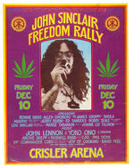 "JOHN SINCLAIR FREEDOM RALLY" BENEFIT EVENT POSTER.