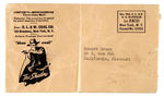 "THE SHADOW 'BLUE COAL'" RING MAILER ENVELOPE.