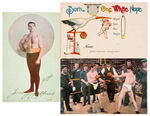 BOXER JAMES J. JEFFRIES VINTAGE POSTCARD TRIO INCLUDING "WHITE HOPE".