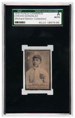 1910 PUNCH CIGARROS CHICHO GONZALEZ SGC A (AUTHENTIC) WITHOUT BACKING (RICHARD MERKIN COLLECTION).