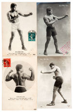 SAM McVEA BLACK BOXING GREAT POSTCARDS.