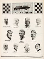 "INDIANAPOLIS 500" 1929 PROGRAM FOR 17TH RACE.