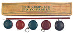 "THE COMPLETE YO-YO FAMILY" BOXED SET BY JAYMAR.