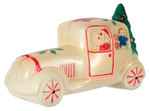 SANTA CAR CELLULOID RATTLE.