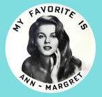 '60s ANN MARGARET FAN CLUB BUTTON.