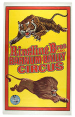 RINGLING BROS. LION & TIGER/LEOPARD CIRCUS POSTERS.