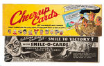 "CHEERUP CARDS" WWII COMIC STRIP CHARACTER PROTOTYPE ORIGINAL ART.