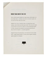 "BATMAN IS COMING" IMPRESSIVE CAST-SIGNED PRESS KIT.