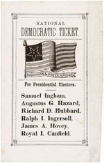 "BUCHANAN & BRECKENRIDGE/NATIONAL DEMOCRATIC TICKET" CONNECTICUT 1856 WITH PRESIDENTIAL ELECTORS.