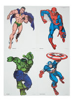 MARVEL COMICS POSTER SET.