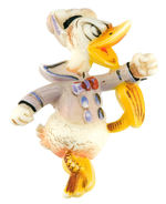 ANGRY DONALD HIGH RELIEF FIGURAL HOLLOW CELLULOID PIN.