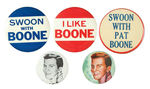 PAT BOONE BUTTON LOT.