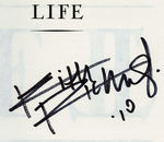 THE ROLLING STONES - KEITH RICHARDS SIGNED "LIFE" HARDCOVER WITH DUST JACKET.