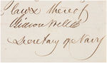 GIDEON WELLES SEC. OF NAVY 1864 LETTER AND RELATED SOLDIER’S POWER OF ATTORNEY TO VOTE IN 1864.