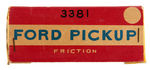 BANDAI 1956 FORD PICK-UP TRUCK BOXED FRICTION TOY.