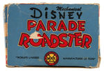 "DISNEY PARADE ROADSTER" BOXED MARX WIND-UP.