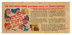 "DONALD DUCK'S ATOM BOMB" CHEERIOS PREMIUM COMIC.