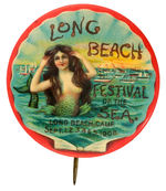 "LONG BEACH FESTIVAL OF THE SEA" 1908 COLLECTOR'S FAVORITE IN OUTSTANDING CONDITION.