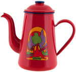 "PETER MAX" ENAMELED FONDUE/COFFEE POT/ TEA KETTLE LOT.