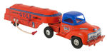 "GULF GASOLINE - MOTOR OILS" BOXED COURTLAND FRICTION TANKER TRUCK.