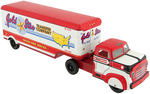 "GOLD STAR TRANSFER COMPANY HAULER AND CLOSED VAN TRAILER" BOXED MARX MOVING TRUCK.