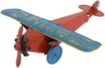 KATZ "LIGHTNING - THE FLYING FLASH MECHANICAL AEROPLANE" BOXED WIND-UP AIRPLANE.