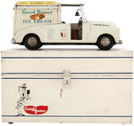 "GOOD HUMOR ICE CREAM" SALESMAN'S DEMONSTRATION BOX WITH ATTACHED ICE CREAM TRUCK.