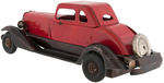 HOGE "FIRE CHIEF De LUXE COUPE AUTOMOBILE WITH AUTOMATIC SIREN" BOXED WIND-UP.