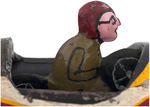 MARX FACTORY PROTOTYPE DOUBLE-SIDED RACER WIND-UP.